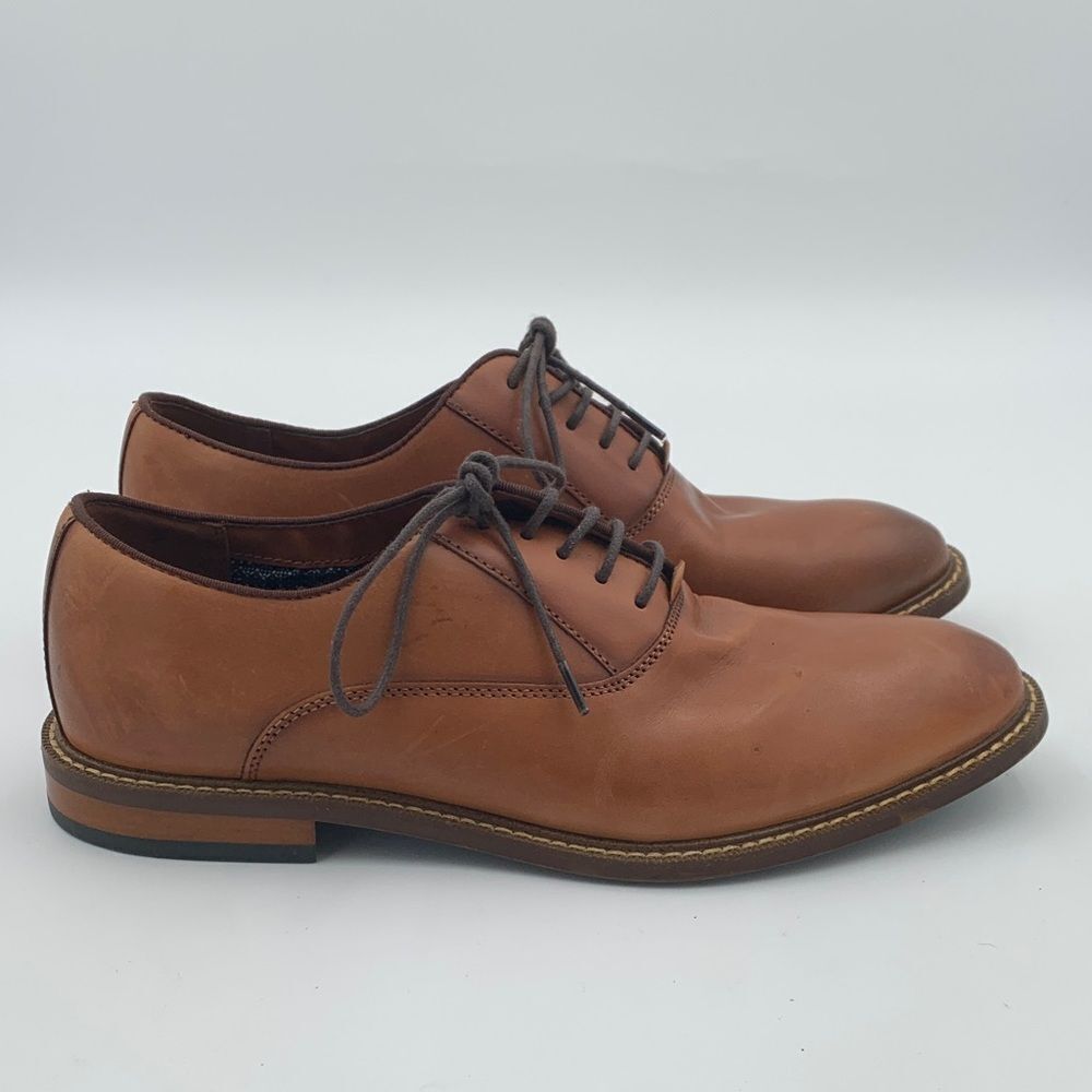 Vince Camuto *Lawsen* Classic Brown Leather Men's dress shoes size 8.5 W
